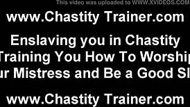 Waiting to Lock Your Useless Cock Up in Bondage