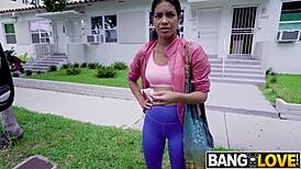 I am Maya Farrell, a college girl fucking hard for help