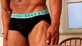 Nubian Hunk Strokes His Massive Ebony Cock