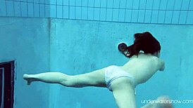 Roxalana's Tight Pussy Swims In The Pool