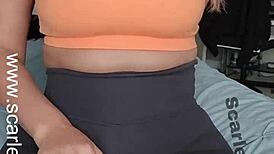 hot big ass teacher in leggings haul, oops!