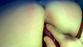 anal and pussy plug adventure with my curvy wife at home