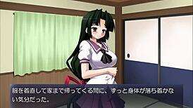 Yayoi Shibaya exposes classy pleasure in outdoor hentai masturbation!