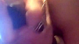 Sexy goth chick masturbates hard