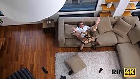 Rim4k: Man's Favorite Gift? A Girl's Tongue Exploring His Ass