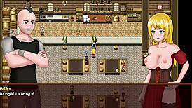 Vil du se Ashley Piraten give blowjobs i dette hentai spil?