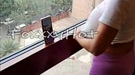 Un poco de exhibicionismo en el hotel with group swingers and blowjobs