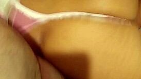 fucking that horny brazilian ebony wife's tight ass with toys and assfucking.