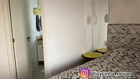 Joyce Gumiero tours new apartment for video recording