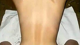 amateur blonde babe intriguingly bent over for doggystyle