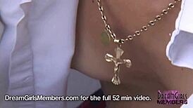 Smoking Hot Brunette Reveals Her Shaved Pussy in Florida