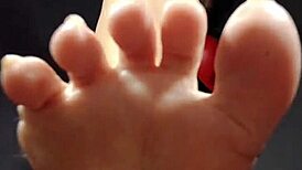 sexy feet get dominated with toys and bdsm humiliation