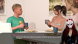 kate cosplays as petite brunette babe in solo cartoon game