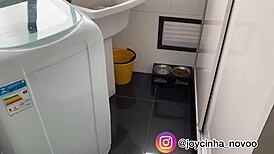 Joyce Gumiero tours new apartment for video recording