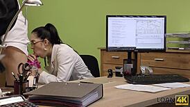 Elis Passes Dirty Casting With Sex For Cash In Agency!