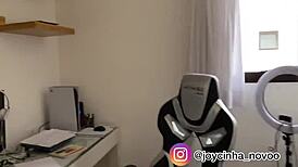 Joyce Gumiero tours new apartment for video recording