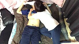 i got jerked with her old socks and cummed inside her pussy