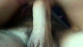 Blonde amateur gets fucked hard in pussy, close-up view of big cock 😍💦
