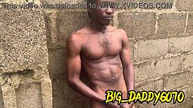 Solo boy masturbates with his big cock