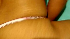 fucking that horny brazilian ebony wife's tight ass with toys and assfucking.