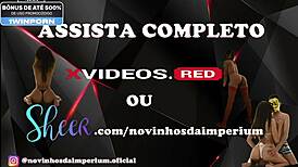 Skinny teen bangs at the gloryhole, cuckolding her old husband in the group! 😈