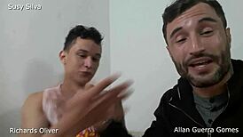 chatting with rich guys richards oliver and allan guerra gomes 😎