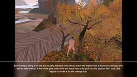 Bad grandpa in secondlife part 1