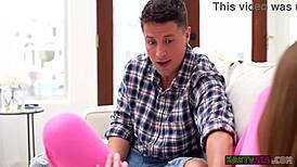 Nasty Stepsis Myra Moans Drops Hints With Missionary Fingering Action