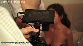 Noa Tevez Latina Deepthroat Action in New Backstage Set