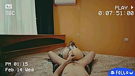 the russian chick woke up horny and begged to lick her juicy pussy