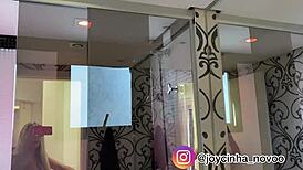 Joyce Gumiero tours new apartment for video recording