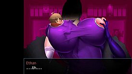 mistress's lactating boobs sucked in hentai game