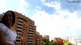 is this the hottest medellin whore getting throat fucked?