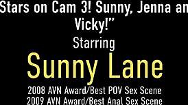 Sunny Lane’s Pussy Drilled by Vicky Vette and Jenna Foxx