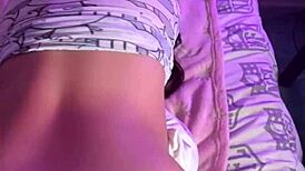 Shy latina schoolgirl with big ass in doggystyle costume