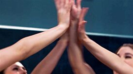 petite 18+ kenzie reeves scissoring with doctor after squirting