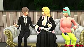 Light Yagami Achieves Trio with Rangiku and Bulma in Anime Cap 4