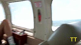 Teddy gets Alby TheGoat to bang in private plane at 14,000 ft.