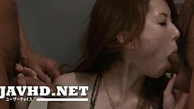 exotic japanese vixen stars in incredible blowjob video