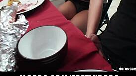 Slutty college teens start wild orgy at house party with classmates