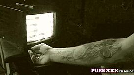 caged lesbians swapping cum in latex 😈