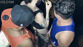 Kinky Chaser Explores Sex Cabins With Group