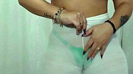 Débora Fantine Guides Crossdressing Masturbation Session