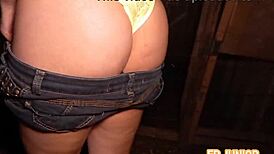 Ed Junior meets a young girl in the chicken coop for a private encounter.