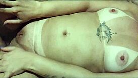 Watch Vallery G moan as her best friend fingers her shaved pussy!