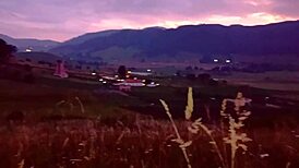 European wives get excited and engage in forest activities