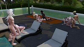 Boruto and Hinata in Wild Wedding Anal Action