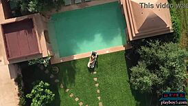 Super Hot Asian Models Angel Constance And Maki Katana Strip Off Bikinis