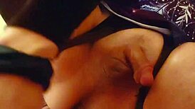 mature shemale has greedy anus