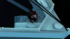 titanic parody with sex, blowjob, assfucking, cumshot, anal